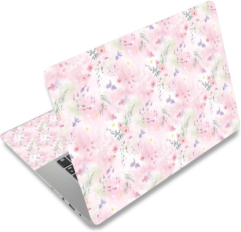AORTDES Laptop Skin Sticker 12.1 13 13.3 14 15 15.6 Inches Netbook Sticker Decal Reusable Universal Notebook PC Art Personalized Protector by (AD-NEK-71 Little Goldfish) - Image 1